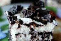 No-Bake Oreo Cheesecake Bars Recipe — Creamy No-Bake Dessert