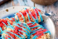 Patriotic Fourth of July Rice Krispie Treats: Red White & Blue Recipes