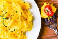 Roasted Spaghetti Squash with Savory Marinara Sauce