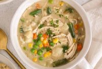 Dairy-Free, Gluten-Free Chicken Pot Pie Soup Recipe