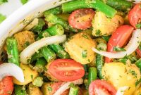 Italian Potato and Green Bean Salad with Zesty Herb Vinaigrette