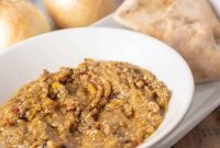 Roasted Creamy Eggplant Dip Recipe — Authentic Baba Ganoush