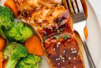 Crispy Air Fryer Teriyaki Salmon Recipe
