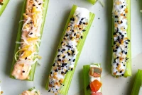 Whipped Cottage Cheese Celery Sticks Recipe for Creamy Snack