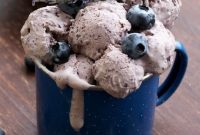 Blueberry Lavender Cheesecake Ice Cream (Sugar-Free)