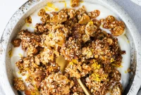 Tahini Sesame Granola with Honey and Orange Zest