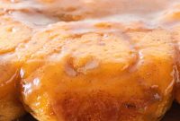 Sticky Caramel Cinnamon Rolls with Gooey Glaze