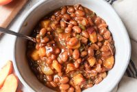 Chipotle Peach Baked Beans Recipe for Sweet-Spicy BBQ Sides