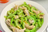 Bitter Melon with Chicken Feet Recipe: Filipino Style Stew