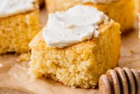 Honey-Butter Cornbread Recipe with Golden Crispy Crust