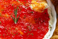 Sweet Pepper Jelly Cream Cheese Dip Recipe for Parties