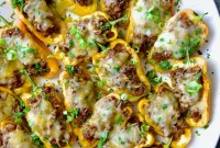 Mini Pepper Tacos: Flavor-Packed Taco-Stuffed Peppers