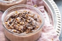 3-Ingredient Nougat Dessert Recipe with Whipped Cream and Nuts