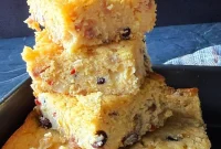 Southwest Cowboy Corn Casserole Recipe with Cheesy Cornbread Topping