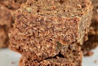 No-Bake Chocolate Oat Cookie Bars Recipe