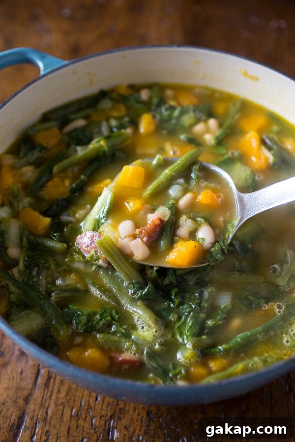 This butternut squash minestrone soup is the perfect winter meal. Ready in just about an hour!
