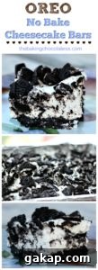 OREO Cheesecake No Bake Bars :)