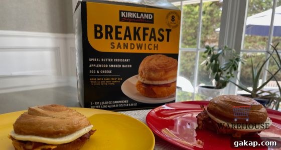 Costco Brunch Picks for Stress-Free Hosting and Entertaining 8 Kirkland egg sandwiches