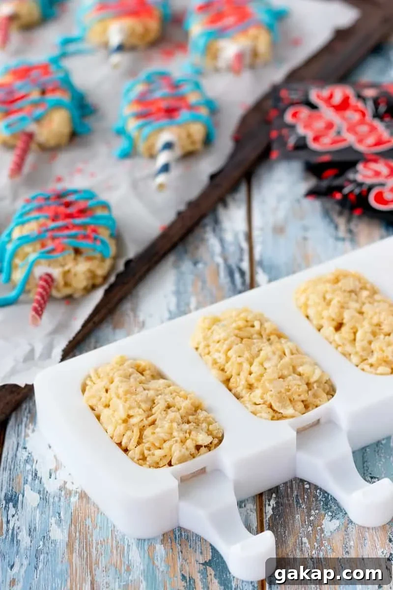 cake pop molds for something other than cake pops. rice krispie treat pops