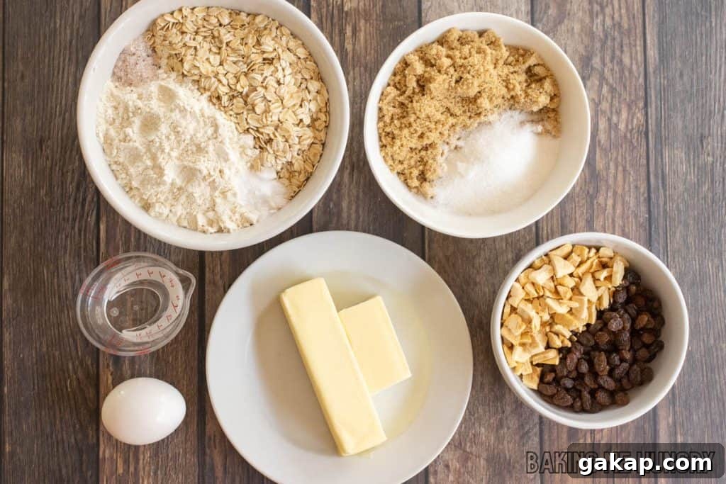 ingredients in bowls