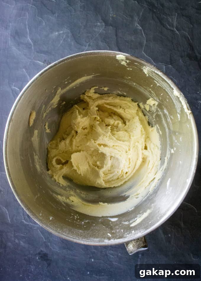 chilled cookie dough in a bowl