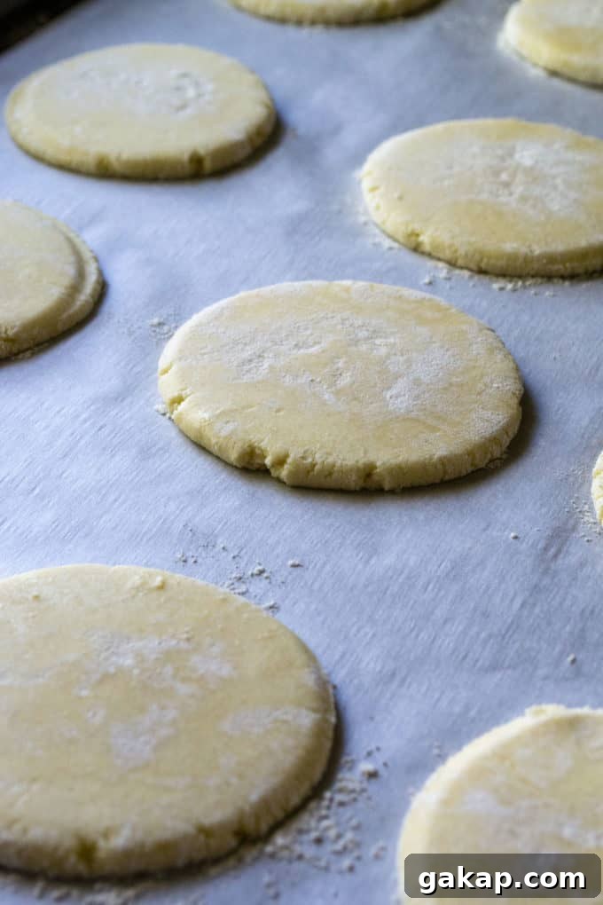 string light cookies flattened on baking sheet
