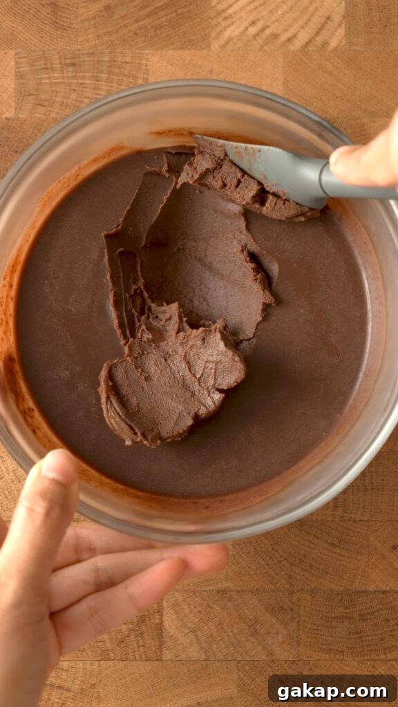 the custard after it has cooled