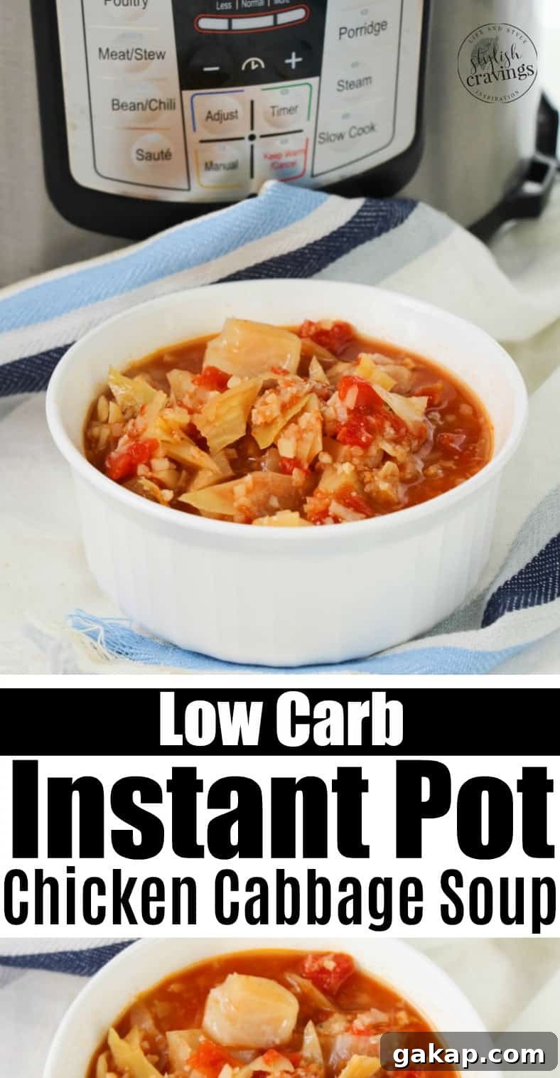 Low Carb Chicken Cabbage Soup