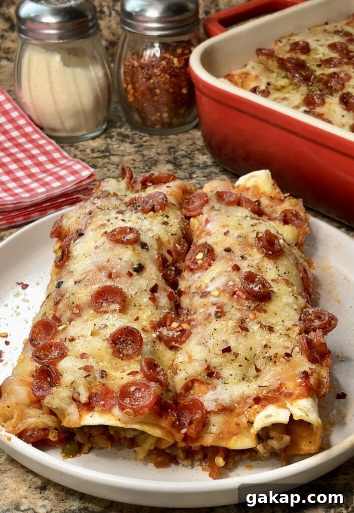 Pizza Enchiladas