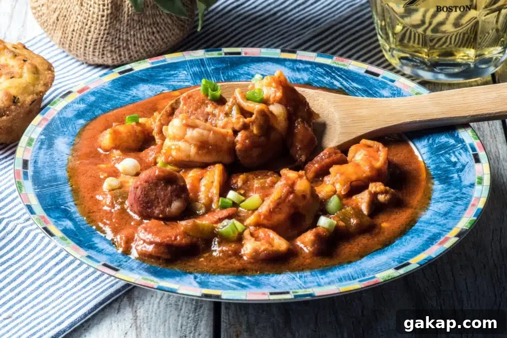 Chicken, Shrimp & Sausage Gumbo Recipe for Flavorful Creole Comfort 6 Cooking