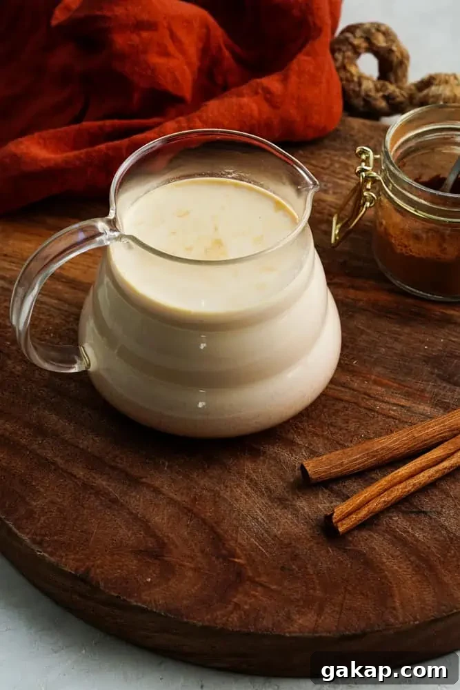 Homemade pumpkin spice creamer