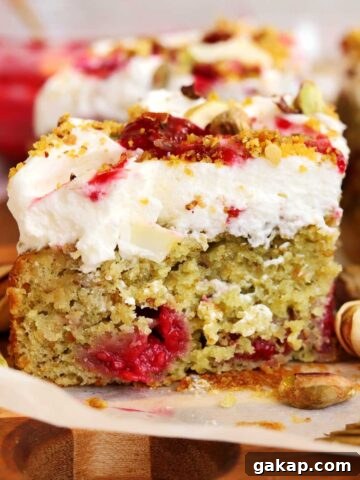raspberry pistachio cake