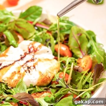 Burrata caprese salad