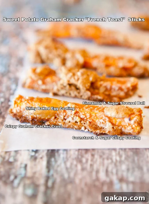 Sweet Potato Graham Cracker “French Toast” Sticks