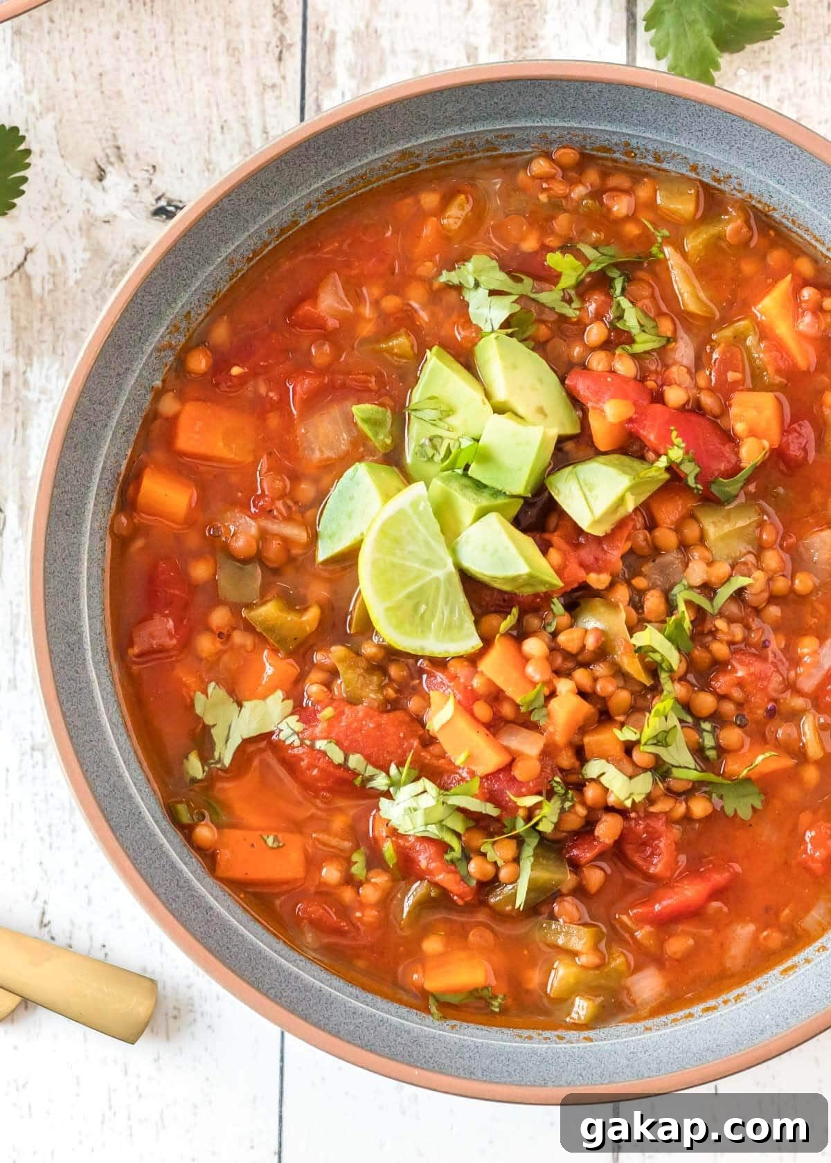 chili in a bowl close up