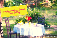 Casual Summer Table Setting Ideas for Outdoor Entertaining