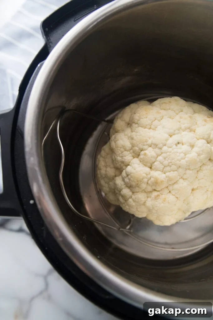 Cauliflower in an Instant Pot