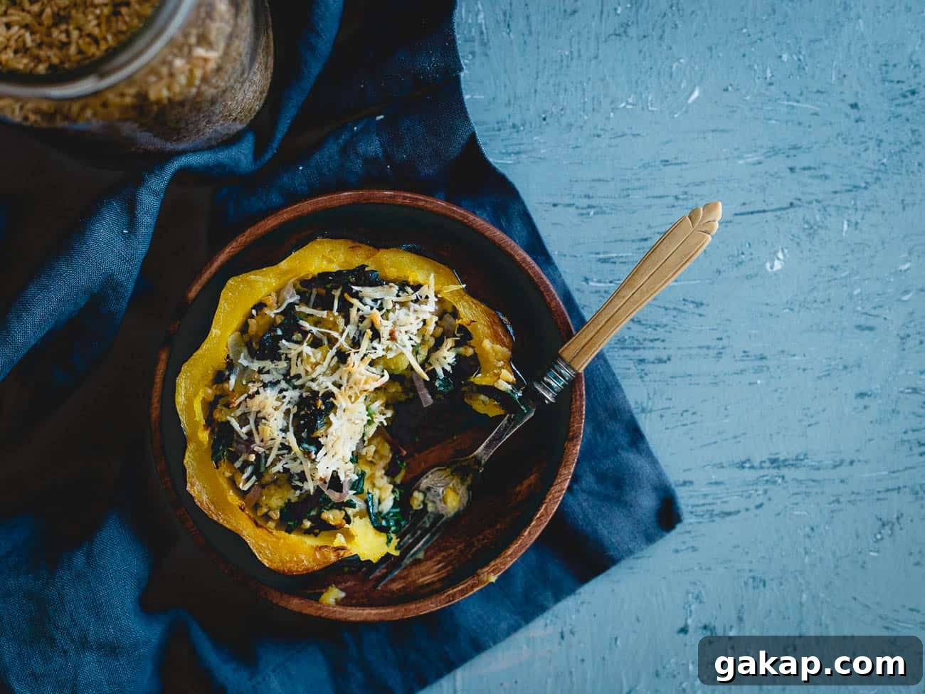 Twice baked acorn squash makes a great side dish for any fall meal. Twice baked acorn squash makes a great side dish for any fall meal.