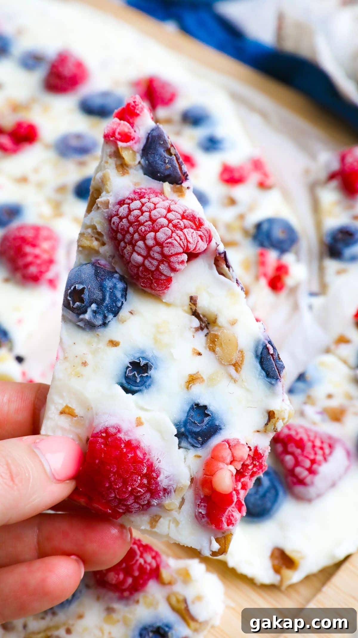21 Protein-Packed Snacks for Your Next Pool Party 14 Frozen Yogurt Bark