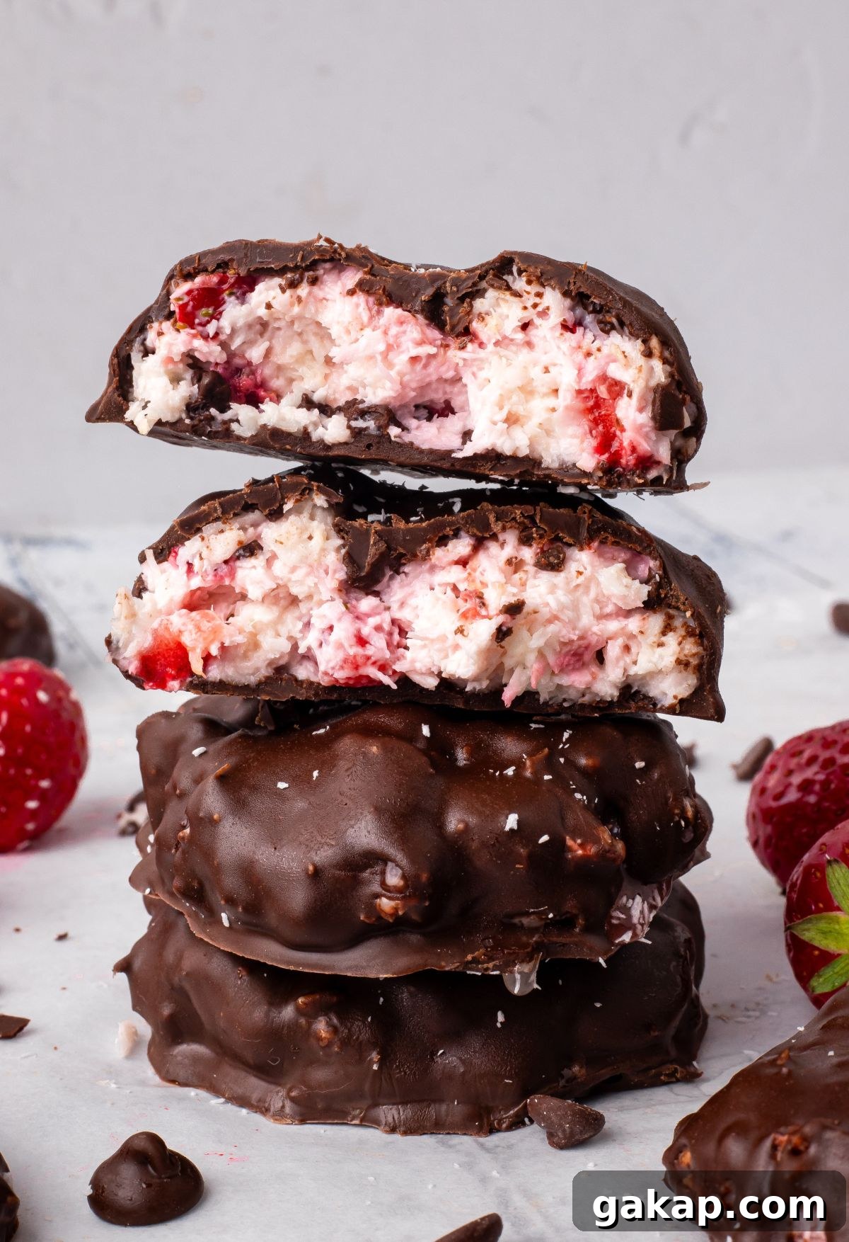 21 Protein-Packed Snacks for Your Next Pool Party 4 Strawberry Cottage Cheese Chocolate Clusters