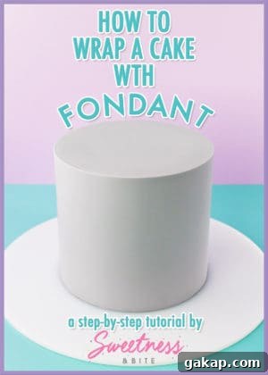 Perfect Ganache for Cakes: Step-by-Step Guide and Tips 11 How to Wrap a Cake With Fondant - step-by-step tutorial.