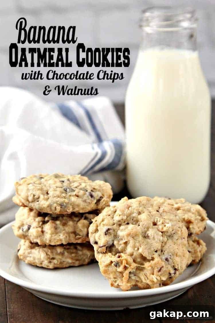 Banana Oatmeal Cookies 
