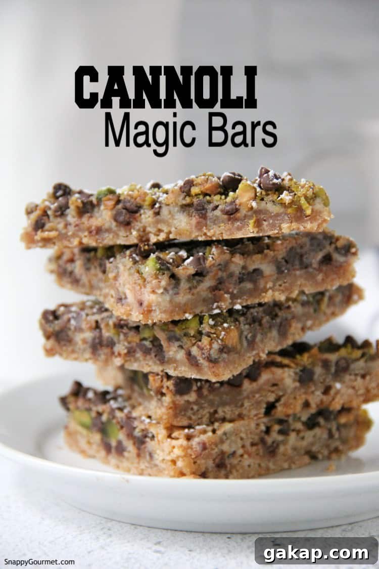 Cannoli Magic Bars