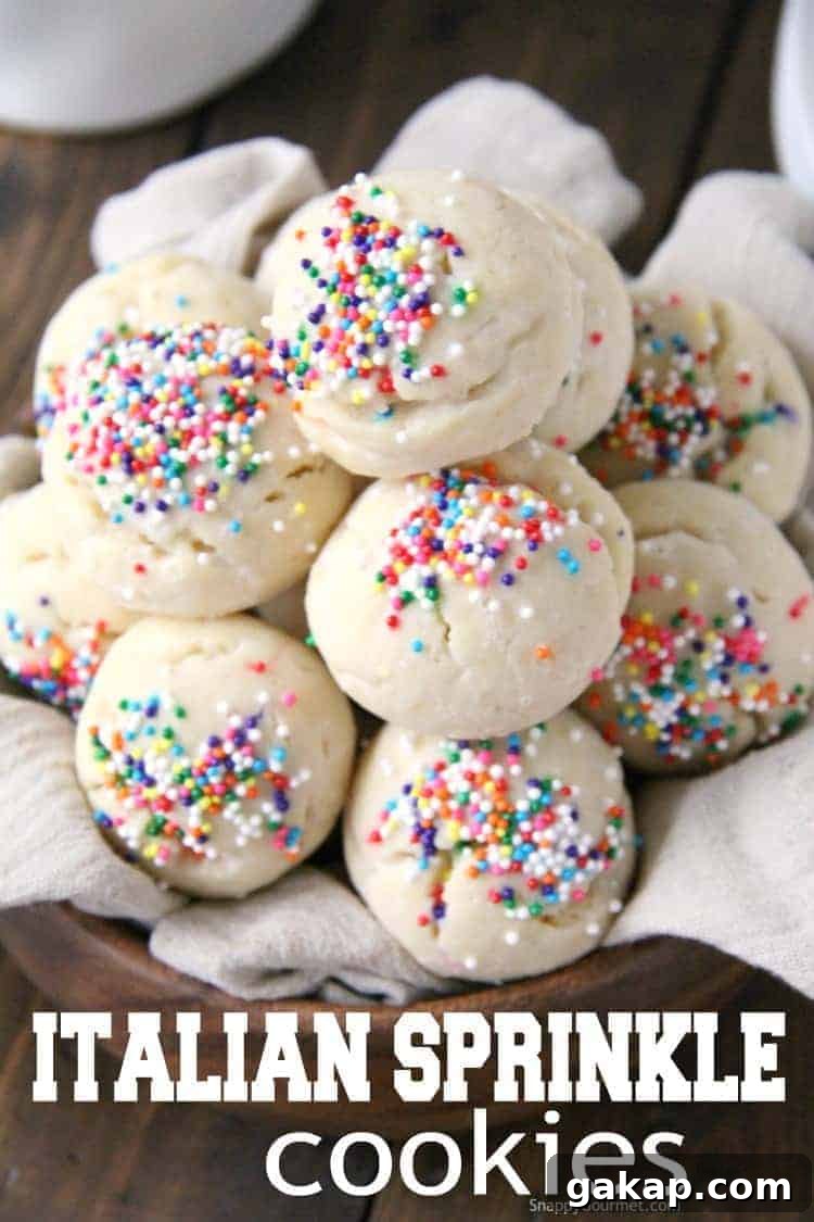 Italian Sprinkle Cookies