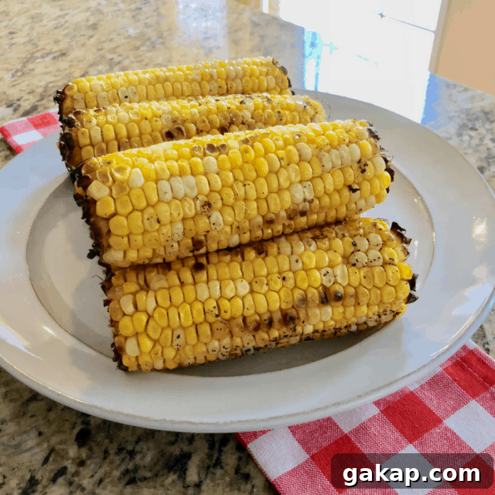 Simple Oven Roasted Corn on the Cob with real butter | Busy Mom Recipe for Corn