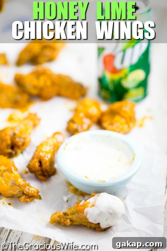 Crispy Baked Honey Lime Chicken Wings with Zesty Glaze 14 Hidden image