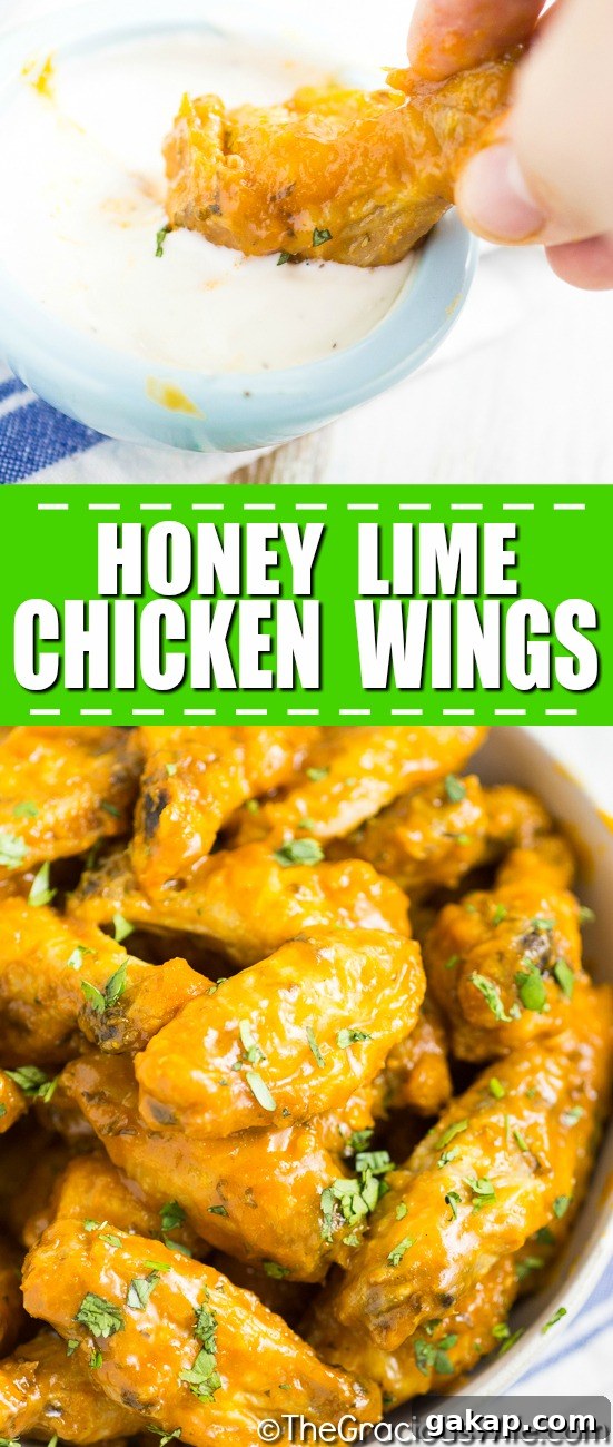 Crispy Baked Honey Lime Chicken Wings with Zesty Glaze 16 Hidden image