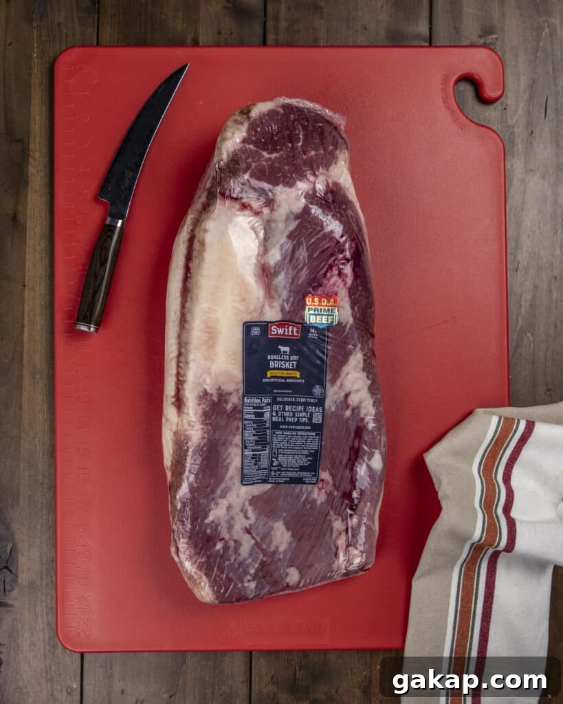 Whole packer brisket 