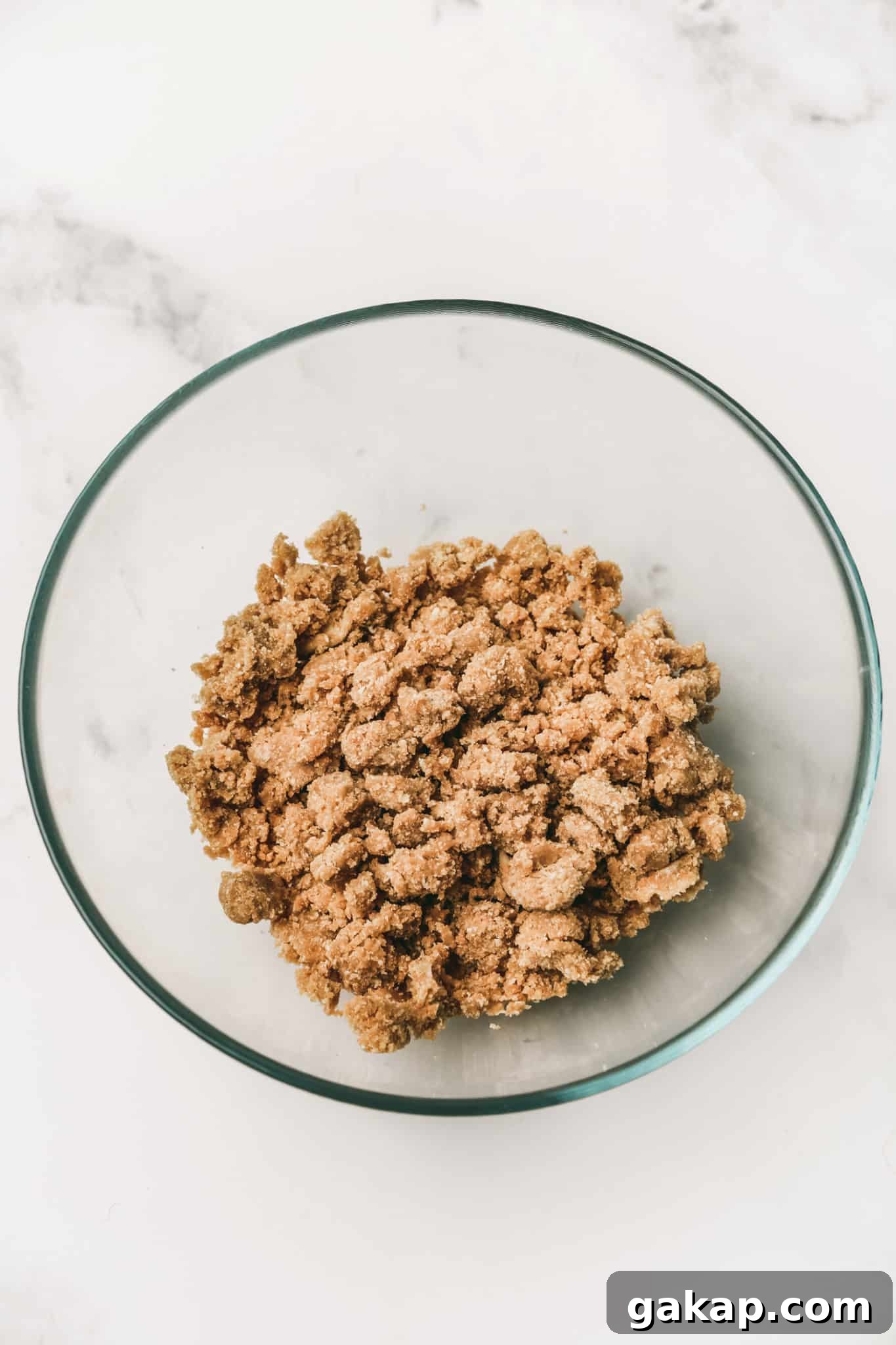 Pumpkin Cake with Crunchy Streusel Topping 7 Préparation pour streusel