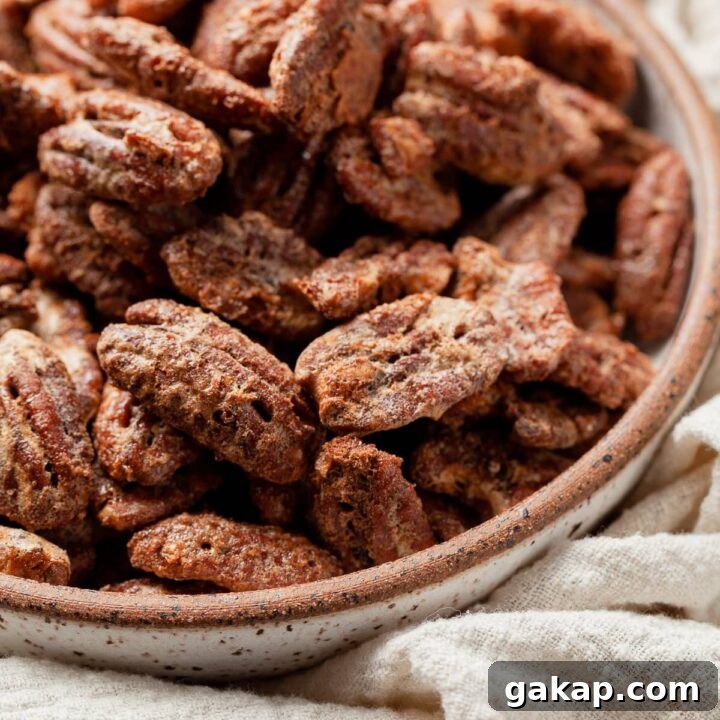 Gluten Free Cinnamon Spiced Pecans